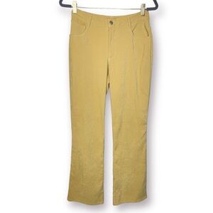 Vintage Y2K Evolution Not Revolution Size 5 Tan Beige Soft Mid Rise Casual Pants